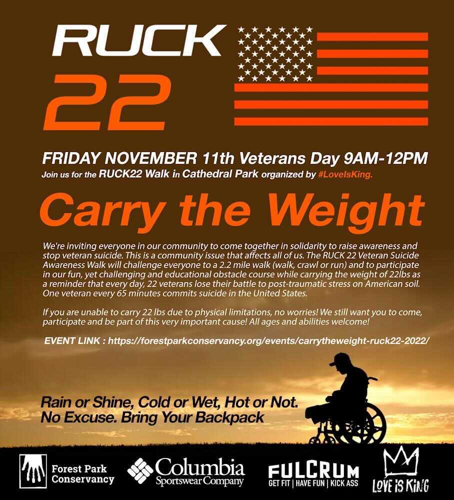 Carry the Weight - RUCK22 2022 - Forest Park Conservancy